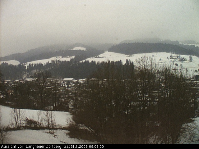 Webcam-Bild: Aussicht vom Dorfberg in Langnau 20090131-090500