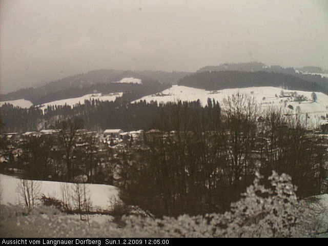 Webcam-Bild: Aussicht vom Dorfberg in Langnau 20090201-120500