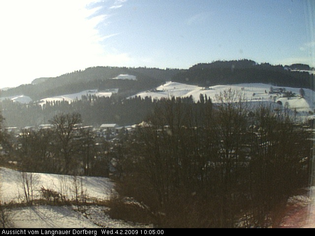 Webcam-Bild: Aussicht vom Dorfberg in Langnau 20090204-100500