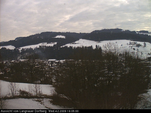 Webcam-Bild: Aussicht vom Dorfberg in Langnau 20090204-160500