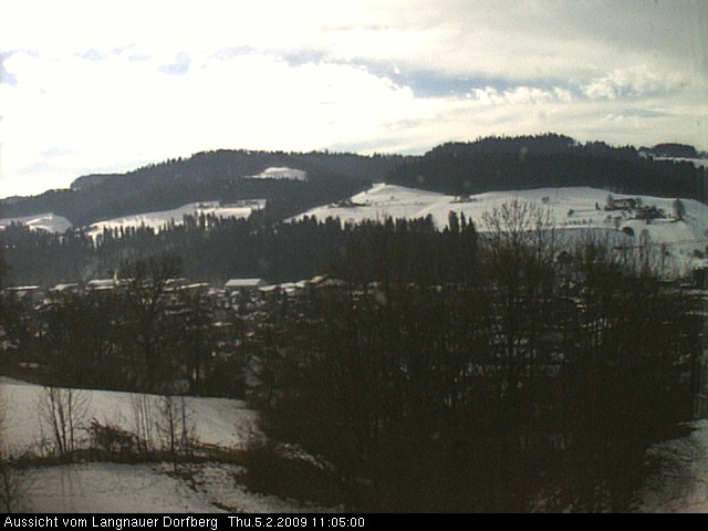 Webcam-Bild: Aussicht vom Dorfberg in Langnau 20090205-110500