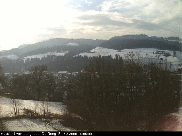 Webcam-Bild: Aussicht vom Dorfberg in Langnau 20090206-100500