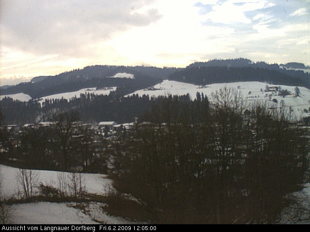 Webcam-Bild: Aussicht vom Dorfberg in Langnau 20090206-120500
