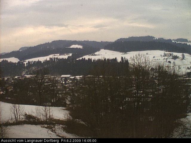 Webcam-Bild: Aussicht vom Dorfberg in Langnau 20090206-160500