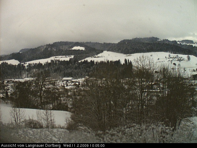 Webcam-Bild: Aussicht vom Dorfberg in Langnau 20090211-100500