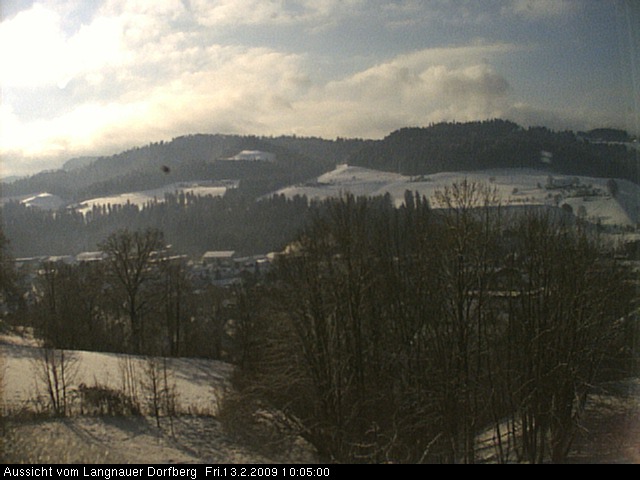 Webcam-Bild: Aussicht vom Dorfberg in Langnau 20090213-100500