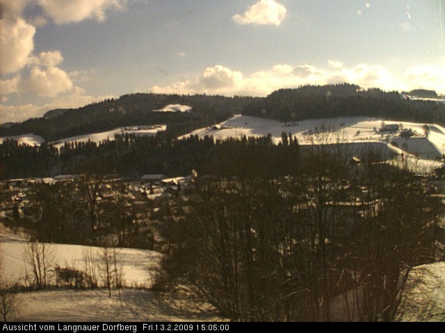 Webcam-Bild: Aussicht vom Dorfberg in Langnau 20090213-150500