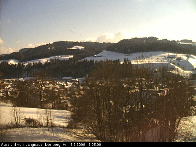 Webcam-Bild: Aussicht vom Dorfberg in Langnau 20090213-160500