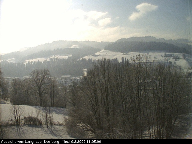 Webcam-Bild: Aussicht vom Dorfberg in Langnau 20090219-110500