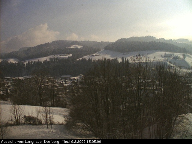 Webcam-Bild: Aussicht vom Dorfberg in Langnau 20090219-150500