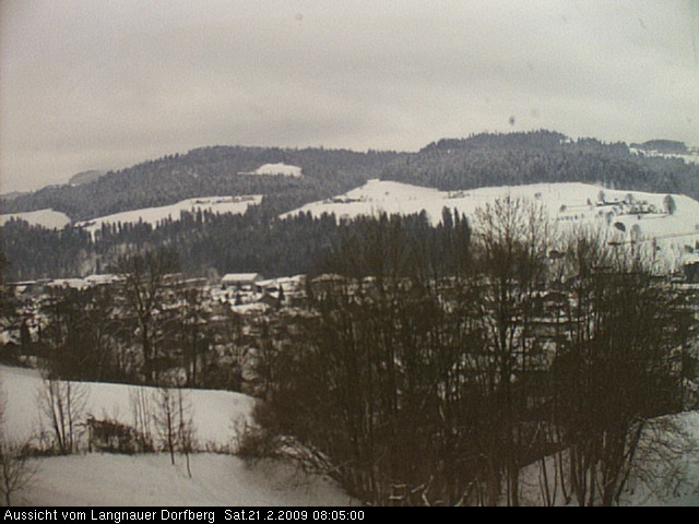 Webcam-Bild: Aussicht vom Dorfberg in Langnau 20090221-080500