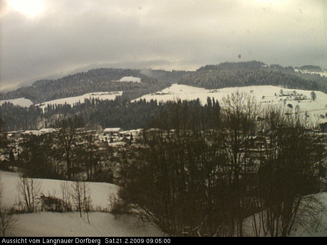 Webcam-Bild: Aussicht vom Dorfberg in Langnau 20090221-090500