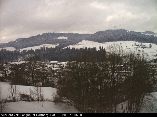 Webcam-Bild: Aussicht vom Dorfberg in Langnau 20090221-100500