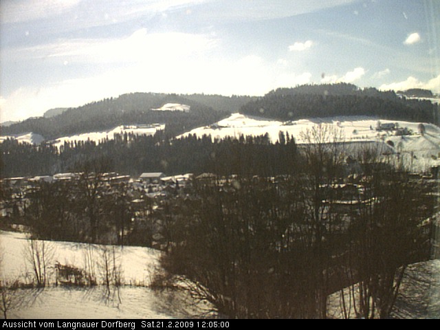 Webcam-Bild: Aussicht vom Dorfberg in Langnau 20090221-120500