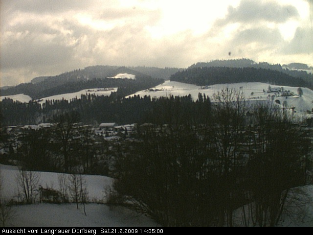 Webcam-Bild: Aussicht vom Dorfberg in Langnau 20090221-140500