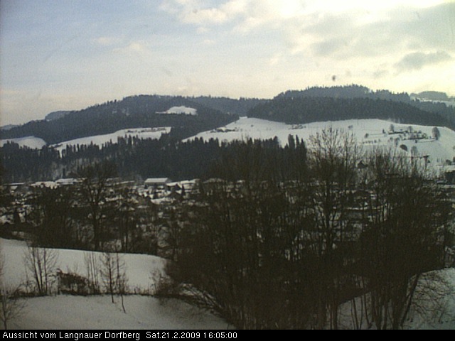Webcam-Bild: Aussicht vom Dorfberg in Langnau 20090221-160500