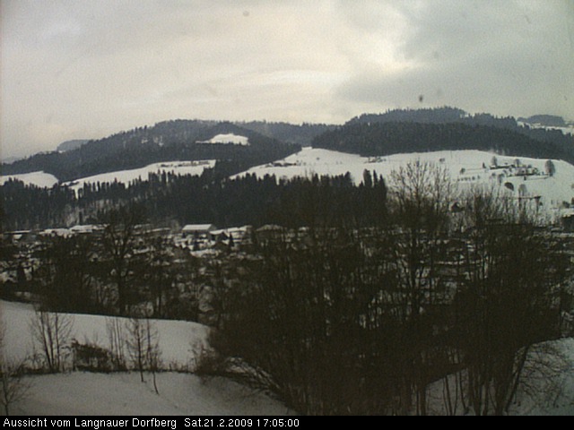 Webcam-Bild: Aussicht vom Dorfberg in Langnau 20090221-170500