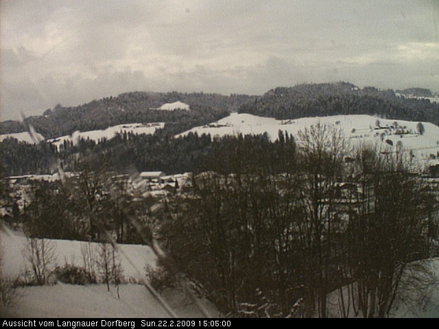 Webcam-Bild: Aussicht vom Dorfberg in Langnau 20090222-150500