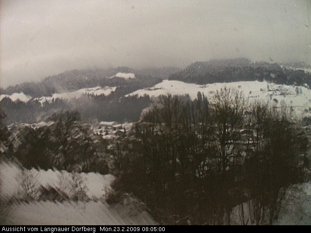 Webcam-Bild: Aussicht vom Dorfberg in Langnau 20090223-080500