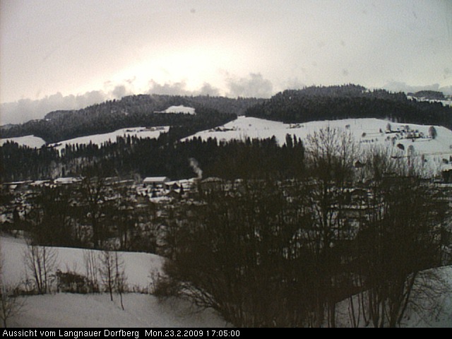 Webcam-Bild: Aussicht vom Dorfberg in Langnau 20090223-170500