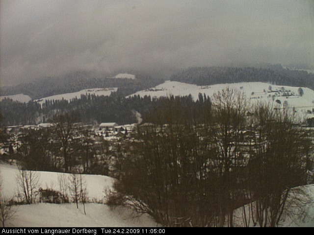 Webcam-Bild: Aussicht vom Dorfberg in Langnau 20090224-110500