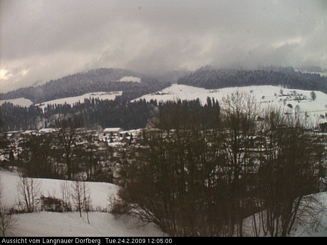 Webcam-Bild: Aussicht vom Dorfberg in Langnau 20090224-120500