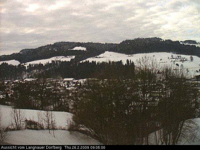 Webcam-Bild: Aussicht vom Dorfberg in Langnau 20090226-090500