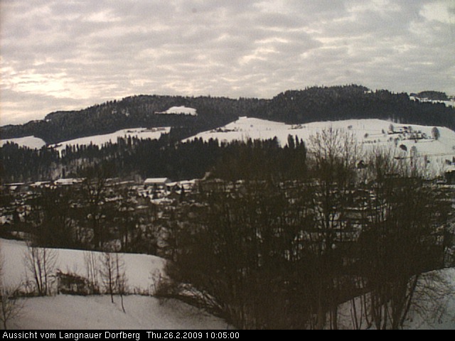 Webcam-Bild: Aussicht vom Dorfberg in Langnau 20090226-100500