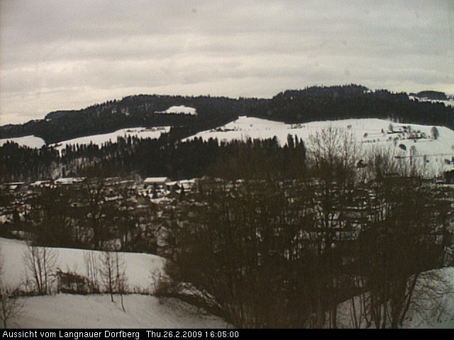 Webcam-Bild: Aussicht vom Dorfberg in Langnau 20090226-160500