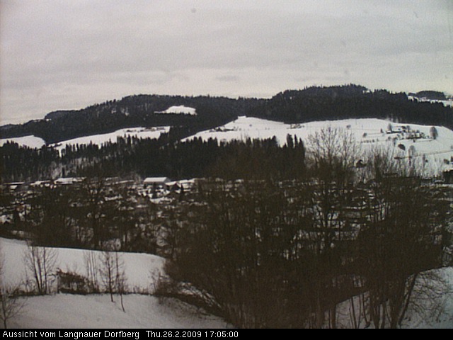 Webcam-Bild: Aussicht vom Dorfberg in Langnau 20090226-170500