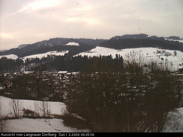 Webcam-Bild: Aussicht vom Dorfberg in Langnau 20090301-090500