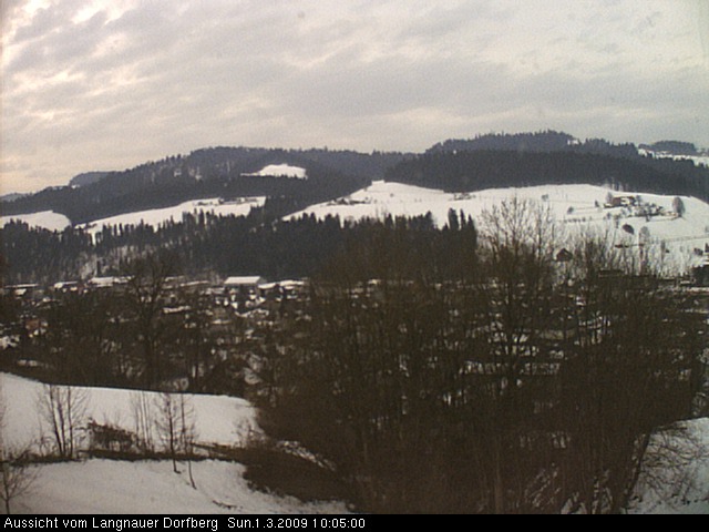 Webcam-Bild: Aussicht vom Dorfberg in Langnau 20090301-100500