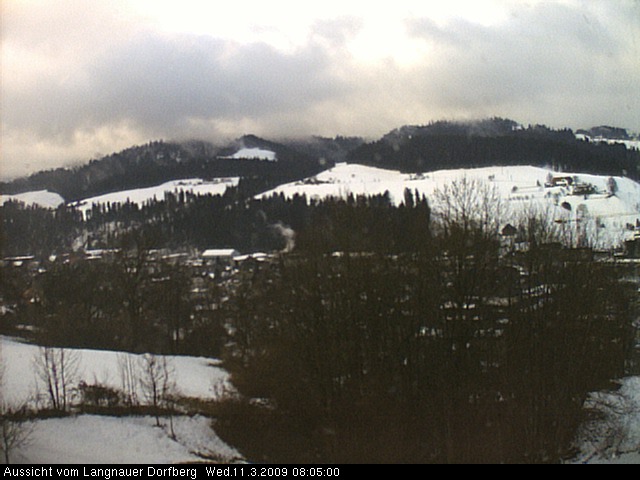Webcam-Bild: Aussicht vom Dorfberg in Langnau 20090311-080500