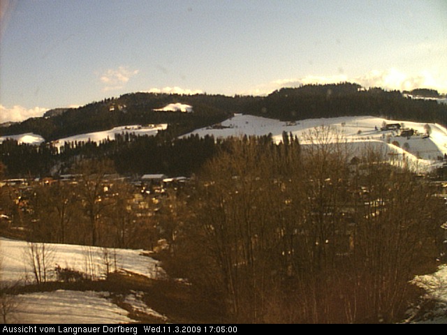 Webcam-Bild: Aussicht vom Dorfberg in Langnau 20090311-170500