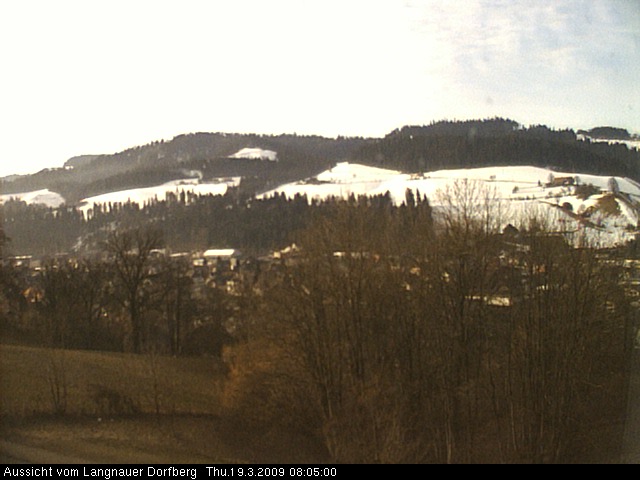Webcam-Bild: Aussicht vom Dorfberg in Langnau 20090319-080500