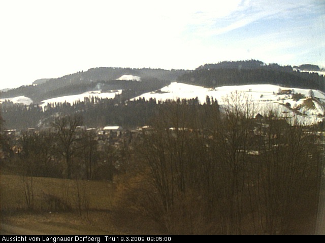 Webcam-Bild: Aussicht vom Dorfberg in Langnau 20090319-090500