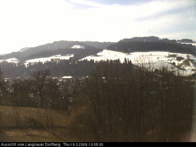 Webcam-Bild: Aussicht vom Dorfberg in Langnau 20090319-100500