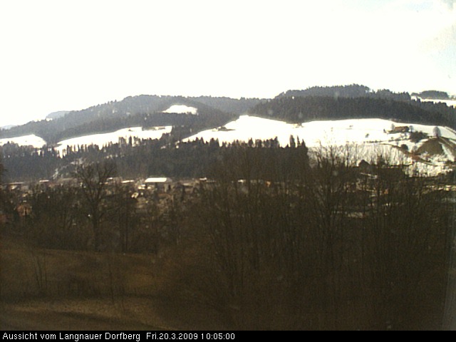Webcam-Bild: Aussicht vom Dorfberg in Langnau 20090320-100500