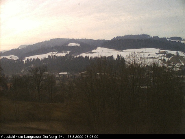 Webcam-Bild: Aussicht vom Dorfberg in Langnau 20090323-080500