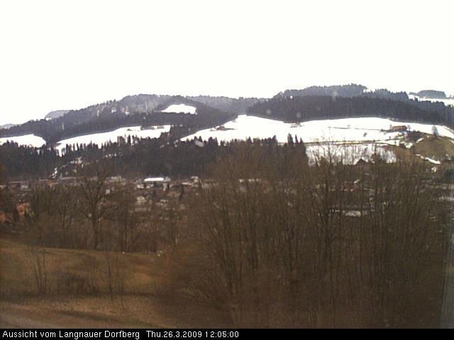 Webcam-Bild: Aussicht vom Dorfberg in Langnau 20090326-120500
