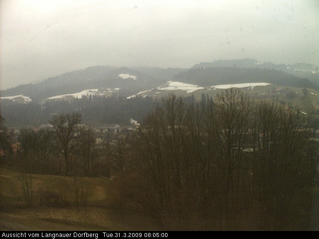Webcam-Bild: Aussicht vom Dorfberg in Langnau 20090331-080500