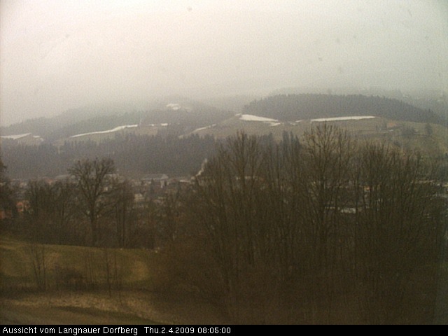 Webcam-Bild: Aussicht vom Dorfberg in Langnau 20090402-080500