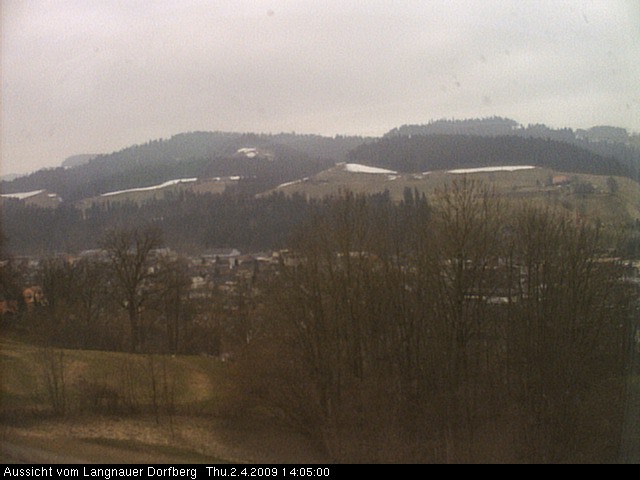 Webcam-Bild: Aussicht vom Dorfberg in Langnau 20090402-140500