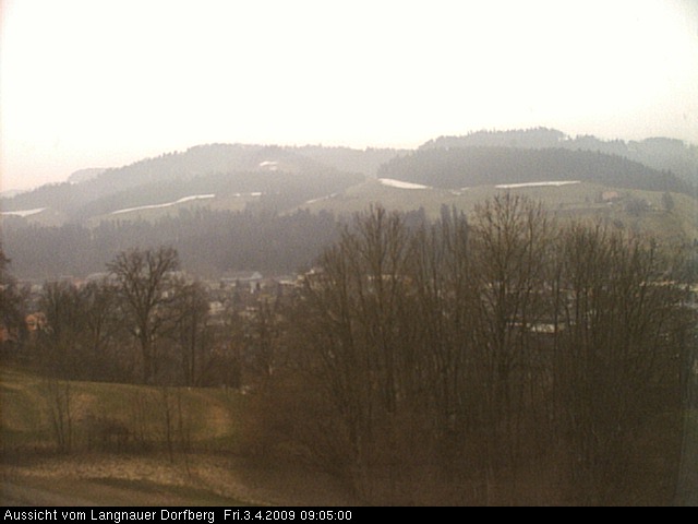 Webcam-Bild: Aussicht vom Dorfberg in Langnau 20090403-090500