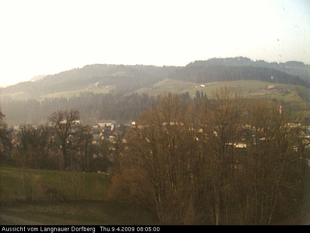 Webcam-Bild: Aussicht vom Dorfberg in Langnau 20090409-080500