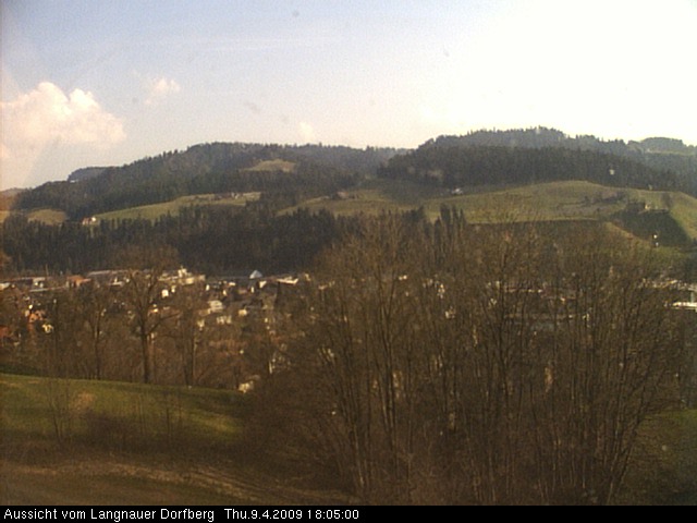 Webcam-Bild: Aussicht vom Dorfberg in Langnau 20090409-180500