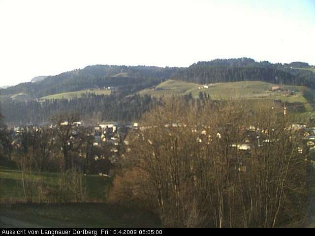 Webcam-Bild: Aussicht vom Dorfberg in Langnau 20090410-080500