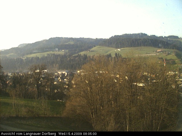 Webcam-Bild: Aussicht vom Dorfberg in Langnau 20090415-080500
