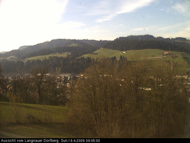 Webcam-Bild: Aussicht vom Dorfberg in Langnau 20090419-090500