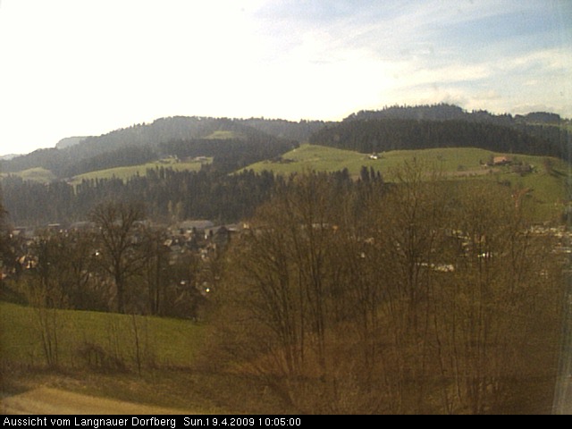 Webcam-Bild: Aussicht vom Dorfberg in Langnau 20090419-100500